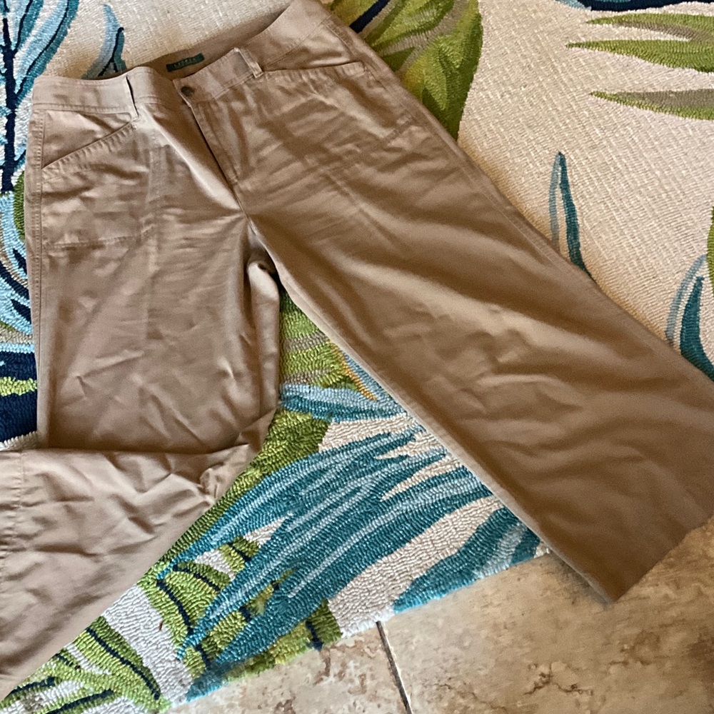 Polo by Ralph Lauren Tan Cropped Pants